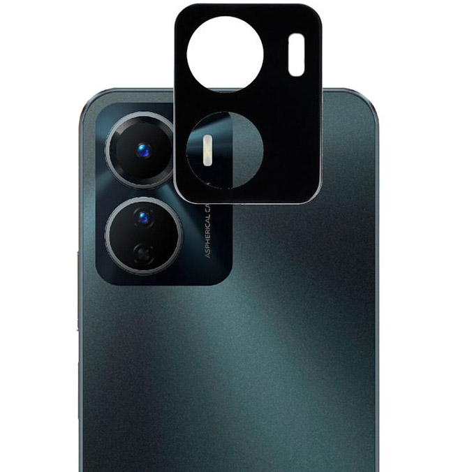 Szkło na aparat dla Vivo Y16 Bizon Glass Silk Lens, 2 sztuki